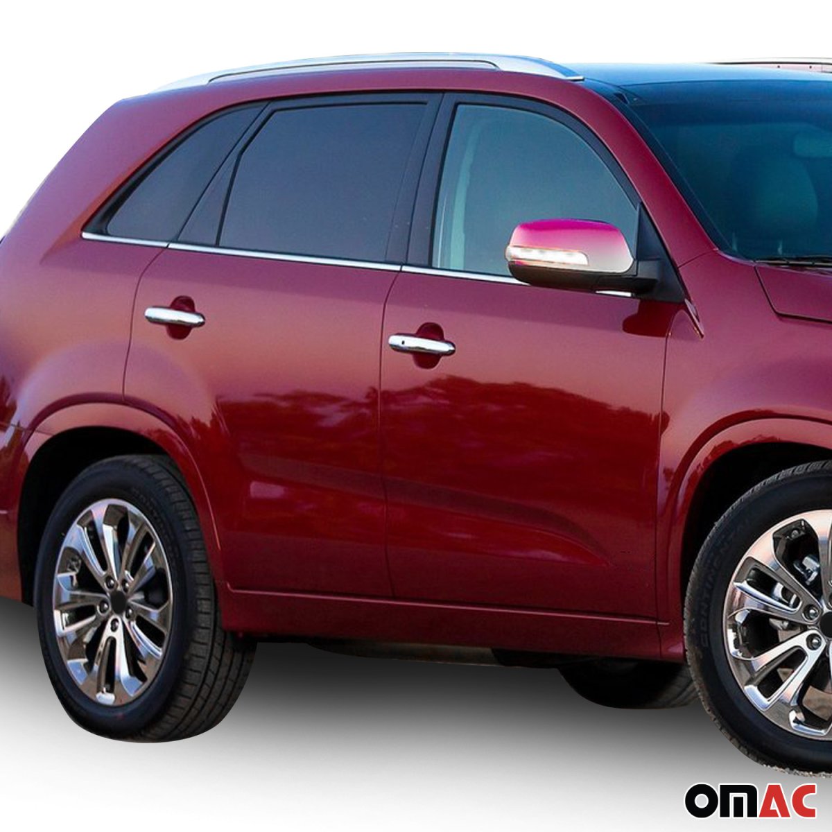 Kia Sorento Window Trim - Omac - S. Steel - Gloss Silver - '11-'13